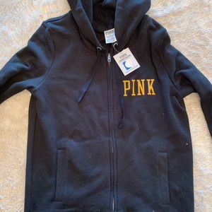 PINK | NWT | Mizzou zip up hoodie size medium